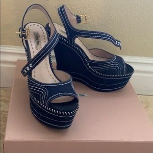 Miu Miu Calzature Donna Wedges Size 40